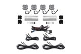 Diode Dynamics Rock Light - Amber/White - M8 Magnet 4-Pack thumbnail 1