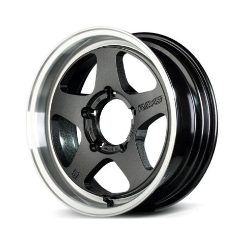 Gram Lights 57FR-X 16x6.5 -12 5-139.7 Glass Black/Rim DC Wheel