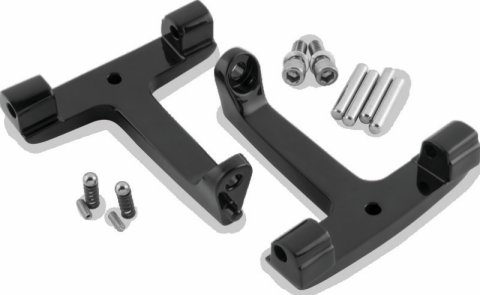 Kuryakyn Passenger Floorboard Mount FLH FLT 93 and Up Black
