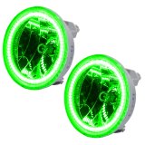Oracle 07-14 Chevrolet Avalanche LED Fog Light Halo Kit - Green thumbnail 2
