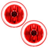 Oracle 05-10 Dodge Charger LED Fog Light Halo Kit - Red thumbnail 4