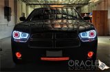 Oracle 11-12 Dodge Charger LED Fog Light Halo Kit - Red thumbnail 4