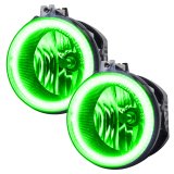 Oracle 06-09 Land Rover Range Rover Sport LED Fog Light Halo Kit - Green thumbnail 2