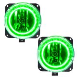 Oracle 00-02 Lincoln LS LED Fog Light Halo Kit - Green thumbnail 3