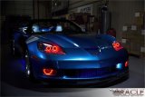 Oracle 05-13 Chevrolet Corvette C6 LED Fog Light Halo Kit - Blue thumbnail 5