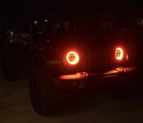 Oracle Jeep Wrangler JL/Gladiator JT LED Surface Mount Headlight Halo Kit - Amber thumbnail 4