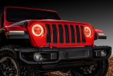 Oracle Jeep Wrangler JL/Gladiator JT LED Surface Mount Headlight Halo Kit - Amber thumbnail 7