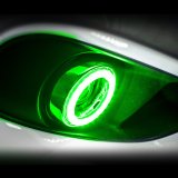 Oracle 15-17 Ford Mustang Surface Mount LED Projector Fog Light Halo Kit - Green thumbnail 2