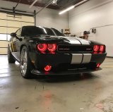Oracle 08-14 Dodge Challenger LED Projector Headlight Halo Kit - Red thumbnail 7