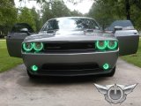 Oracle 08-14 Dodge Challenger LED Projector Headlight Halo Kit - Green thumbnail 5