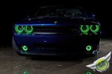 Oracle 08-14 Dodge Challenger LED Projector Headlight Halo Kit - Green thumbnail 7