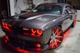 Oracle 15-23 Dodge Challenger LED Headlight Halo Kit - Red thumbnail 6