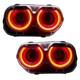 Oracle 15-23 Dodge Challenger LED Headlight Halo Kit - Red thumbnail 7