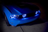 Oracle 10-14 Ford Mustang LED Headlight Halo Kit - Red thumbnail 3
