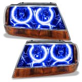 Oracle 99-04 Jeep Grand Cherokee LED Headlight Halo Kit - Blue thumbnail 3
