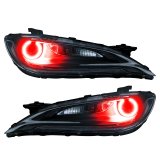 Oracle 15-17 Chrysler 0 LED Headlight Halo Kit - Red thumbnail 4