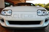 Oracle 93-98 Toyota Supra LED Headlight Halo Kit - Red thumbnail 2