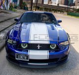 Oracle 13-14 Ford Mustang GT LED Fog Light Halo Kit - Red thumbnail 2