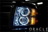 Oracle 07-13 Chevrolet Silverado LED Round Style Headlight Halo Kit - Red thumbnail 4