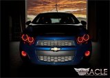 Oracle 12-16 Chevrolet Sonic LED Headlight Halo Kit - Blue thumbnail 2