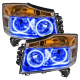 Oracle 04-07 Nissan Titan LED Headlight Halo Kit - Blue thumbnail 4