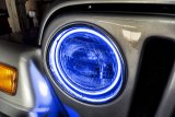 Oracle 97-06 Jeep Wrangler TJ Surface Mount LED Headlight Halo Kit - Blue thumbnail 2
