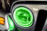 Oracle 97-06 Jeep Wrangler TJ Surface Mount LED Headlight Halo Kit - Green thumbnail 2