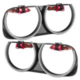 Oracle 15-23 Dodge Challenger Pre-Installed LED Halo Headlight Bezel - Red thumbnail 1