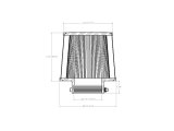 aFe Magnum FORCE Intake Replacement Air Filter w/ Dura Dry Media 3-7/8in F x8in B x 7in T x6-3/4in H thumbnail 6