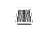 aFe Magnum FORCE Intake Replacement Air Filter w/ D2 Dura-Dry Media 6in F x 9in B x 7in T x 7in H thumbnail 6