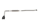aFe Rebel Series 3in 304 Stainless Middle-Side Exit Exhaust Black Tips Toyota Hilux 15-26 L4-2.4/2.8 thumbnail 3