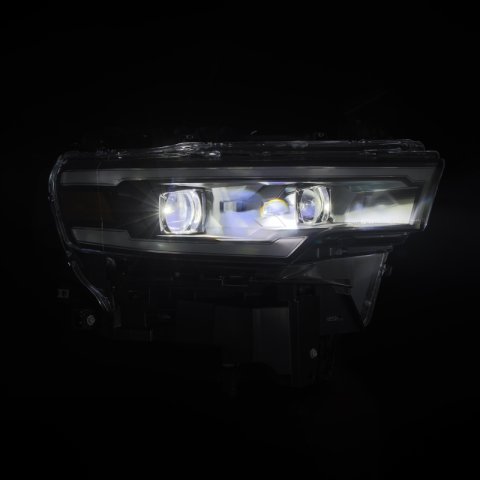AlphaRex 25-26 Dodge Ram 1500 Luxx LED Proj Headlights -Black w/Activ Lit/ Seq Signal/Switchbk DRL thumbnail 4