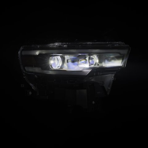 AlphaRex 25-26 Dodge Ram 1500 Luxx LED Proj Headlights -Black w/Activ Lit/ Seq Signal/Switchbk DRL thumbnail 6