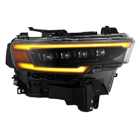 AlphaRex 25-26 Dodge Ram 1500 NOVA LED Proj Headlights- Alpha-Black w/Activ Lit/Seq Signal/Switchbk thumbnail 4