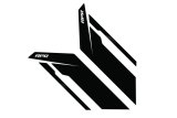 APR Sideburn Stickers - Black APR/Black Stripe (Pair) thumbnail 1