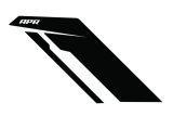 APR Sideburn Stickers - Black APR/Black Stripe (Pair) thumbnail 3