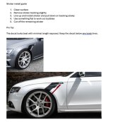 APR Sideburn Stickers - Black APR/Black Stripe (Pair) thumbnail 5