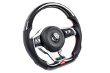 APR 15-26 Volkswagen Golf R/GTI/Jetta (MK7) Carbon Fiber/Red Stitch Steering Wheel (For Paddles) thumbnail 1
