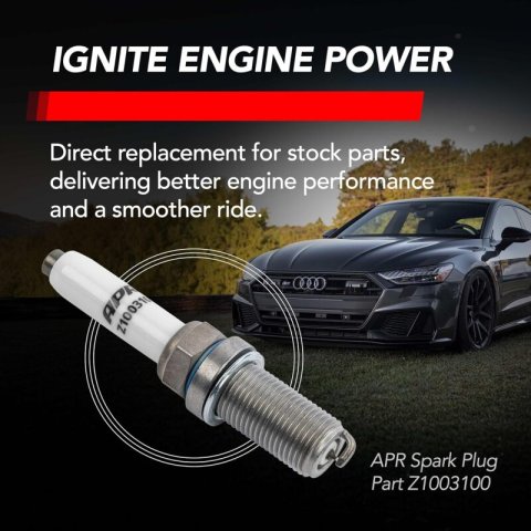 APR EA888.3/4/EA855.2/EA824 Iridium Pro Spark Plug - Heat Range 9 - 14mm x 26.5mm x 16mm - SINGLE thumbnail 3