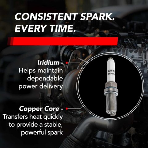 APR EA888.3/4/EA855.2/EA824 Iridium Pro Spark Plug - Heat Range 9 - 14mm x 26.5mm x 16mm - SINGLE thumbnail 6