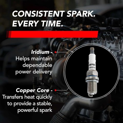APR EA888.1/2/EA837/EA113 Iridium Pro Spark Plug - Heat Range 9 - 14mm x 19mm x 16mm - SINGLE thumbnail 6