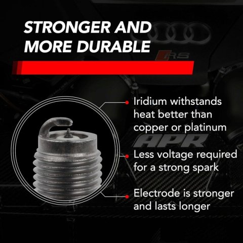 APR EA825/EA839/9A2 Iridium Pro Spark Plug - Heat Range 10 - 12mm x 26.5mm x 14mm - SINGLE thumbnail 2