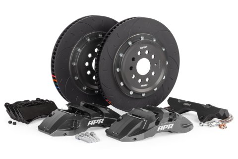 APR 16-23 Audi TT/TTS Quattro 370x34mm 6-Piston Big Brake Kit (MQB/MQBEVO 340mm) - Front - Grey thumbnail 1