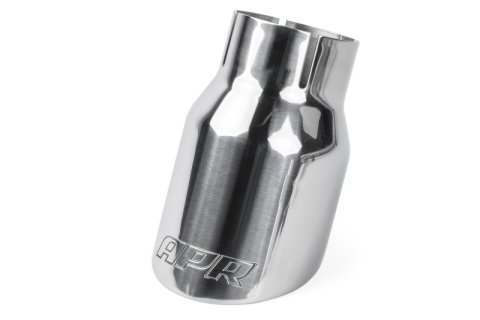 APR Double-Walled 3.5in Slash-Cut Tips - Polished Silver - Set of 2 thumbnail 4