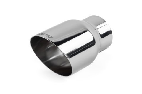 APR Single-Walled 3.5in Slash-Cut Tips - Polished Silver - Set of 2 thumbnail 1