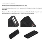APR 22-24 Audi A3/A3 Quattro/S3/22-26 Volkswagen Golf R/GTI 2.0T Intake Port Covers - Carbon Fiber thumbnail 5