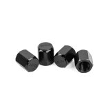 APR Valve Stem Caps - Gloss Black (Set of 4) thumbnail 1