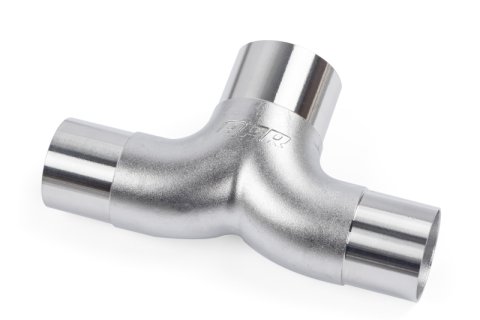 APR Cast T304 Stainless Steel T-Splitter - 76mm to Dual 63.5mm (3in to Dual 2.5in) thumbnail 1