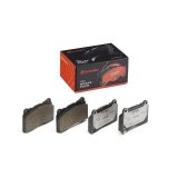 Brembo OE 03-15 Mitsubishi Lancer Evo/04-17 Subaru STI XTRA Brake Pad Set - Front thumbnail 2