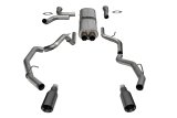 Corsa 25-26 RAM 1500 RHO Crew Cab 3.0L T Cat-Back Dual Rear Exit w/ 5in Single Gun Metal Pro Series thumbnail 1